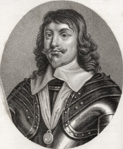 James Hamilton, grabado por Geremia, ilustración de 