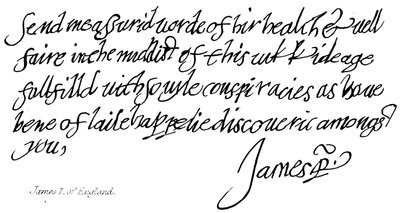 James I de Inglaterra de English School