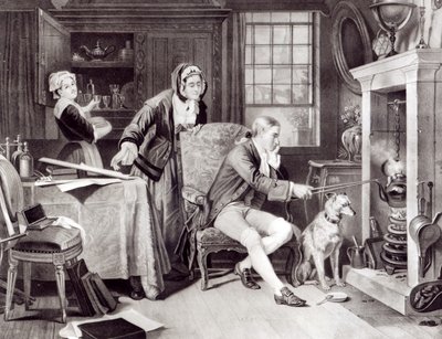 James Watt jugando con vapor de English School