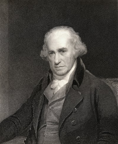 James Watt (1736-1819) de Gallery of Portraits, publicado en 1833 de English School