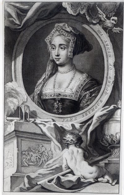 Jane Seymour, grabado por Jacobus Houbraken, 1746 de English School