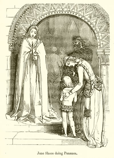 Jane Shore haciendo penitencia de English School