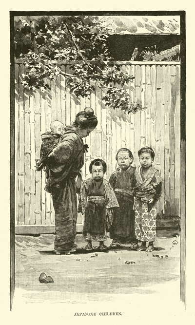 Niños japoneses de English School