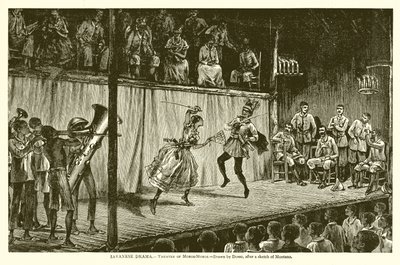 Drama javanés: Teatro de Moros-Moros de English School