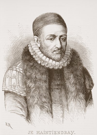 Je Maintiendray, ilustración de La Historia del Protestantismo de James Aitken Wylie (1808-1890), pub. 1878 de English School