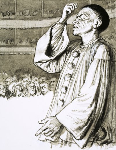 Jean Gaspard Deburau, también conocido como el payaso Pierrot de English School