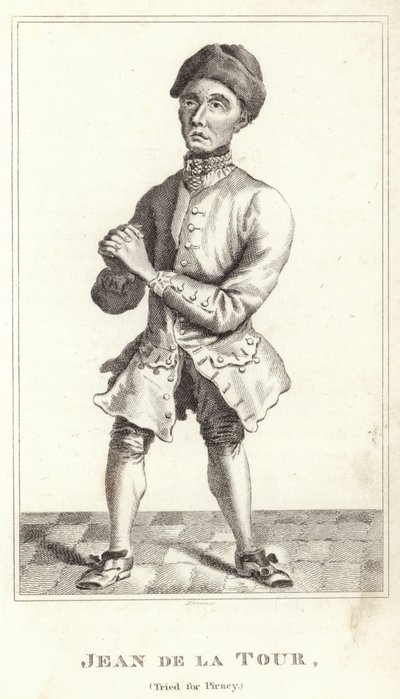 Jean de la Tour, Juzgado por Piratería de English School