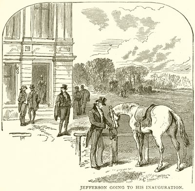 Jefferson yendo a su inauguración de English School