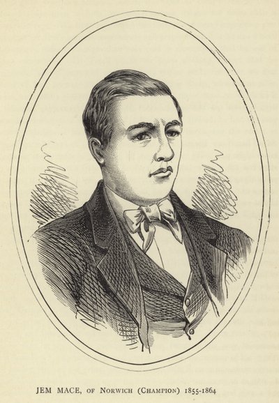 Jem Mace, de Norwich, Campeón, 1855-1864 de English School