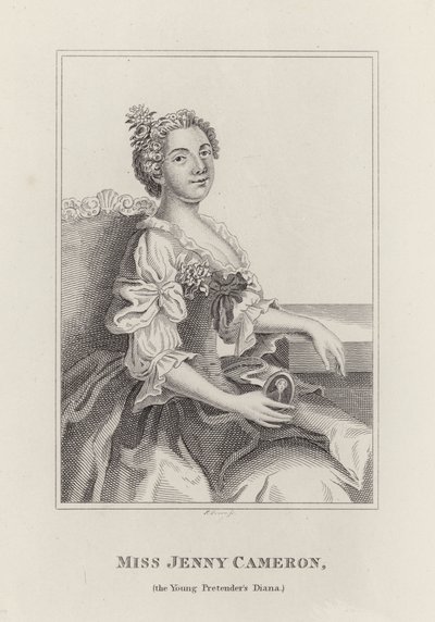 Jenny Cameron, Flora Macdonald (grabado) de English School