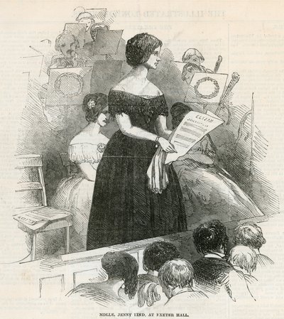 Jenny Lind en Exeter Hall de English School