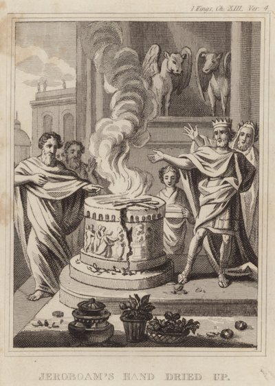 La mano de Jeroboam se seca de English School