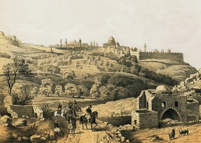 Jerusalén desde el pozo de Job de English School