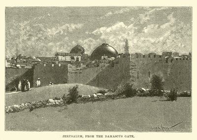 Jerusalén, desde la Puerta de Damasco de English School
