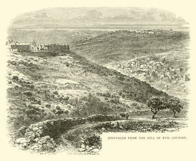 Jerusalén desde la Colina del Mal Consejo de English School