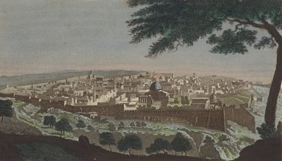 Jerusalén desde el Valle de Josafat de English School