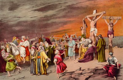 Jesucristo, crucificado por los pecados del mundo de English School