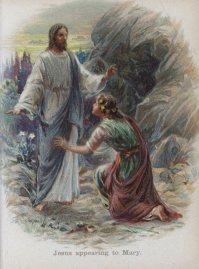 Jesús apareciendo a María de English School