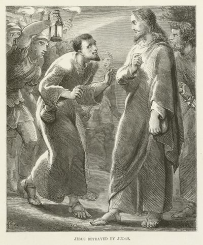 Jesús traicionado por Judas de English School