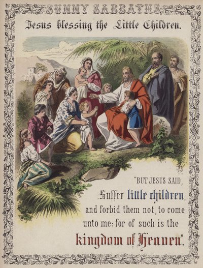 Jesús bendiciendo a los niños de English School