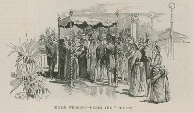 Boda judía - bajo la Jupá de English School