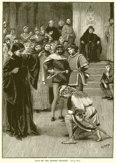Juana de Arco ante Carlos de English School