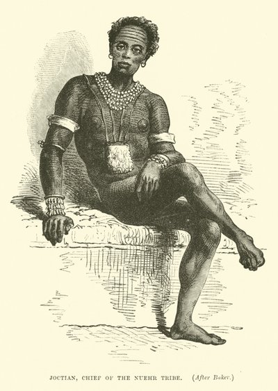 Joctian, jefe de la tribu Nuehr, según Baker de English School