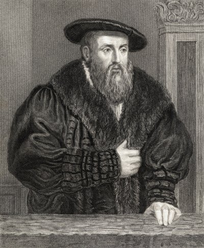 Johannes Kepler (1571-1630) de Gallery of Portraits, publicado en 1833 de English School