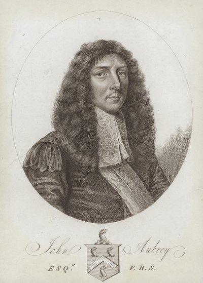 John Aubrey, anticuario, filósofo natural y autor inglés de English School