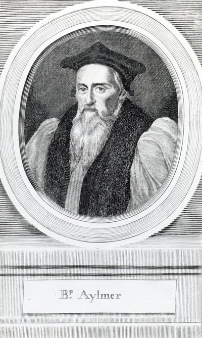 John Aylmer, Lord Obispo de Londres (1521-94) de English School