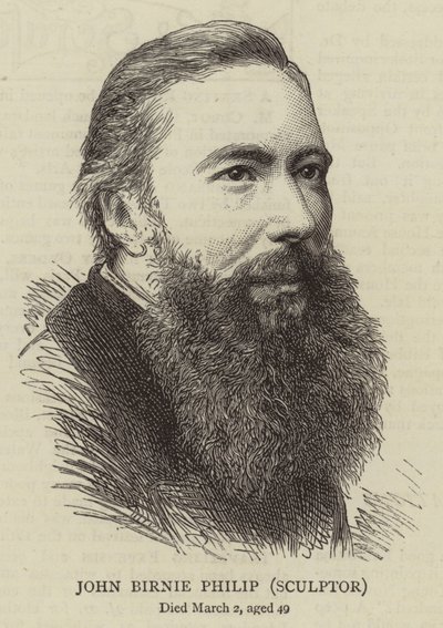 John Birnie Philip, Escultor (grabado) de English School
