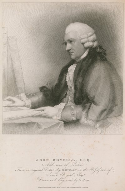 John Boydell, Concejal de Londres de English School