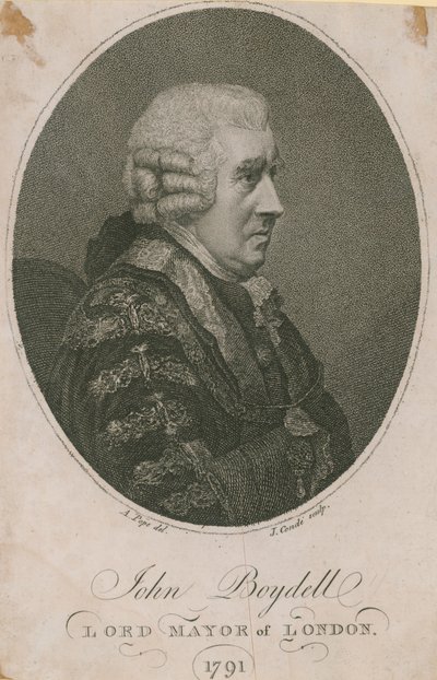 John Boydell, Alcalde de Londres 1785 de English School