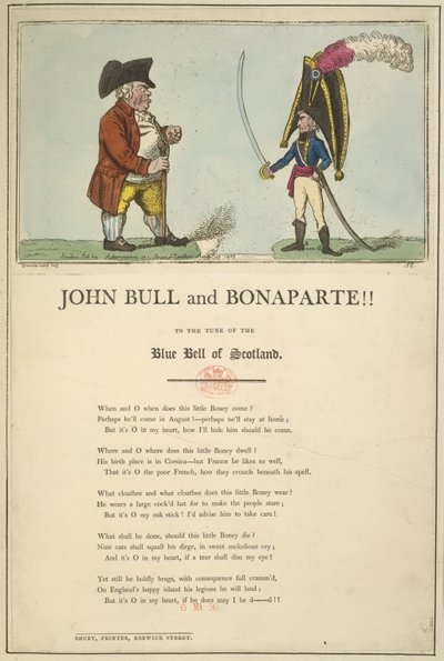 Juan Bull y Bonaparte de English School