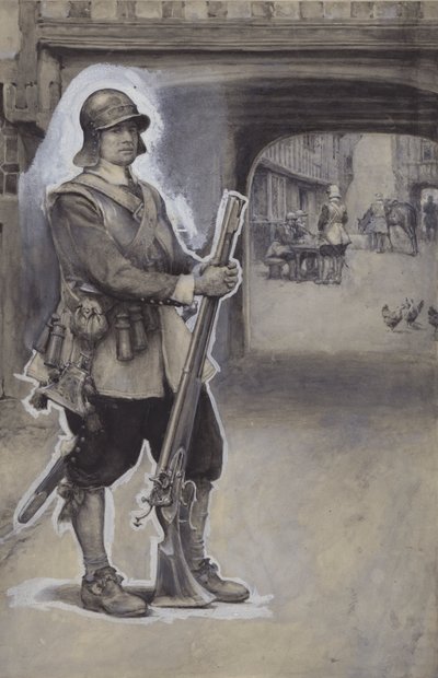 John Bunyan como soldado de English School