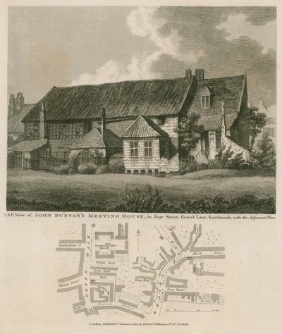 Casa de reuniones de John Bunyan, Zoar Street, Gravel Lane, Southwark de English School
