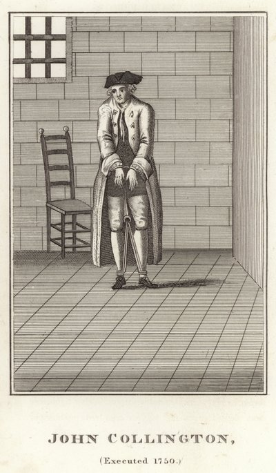John Collington, Ejecutado 1750 de English School