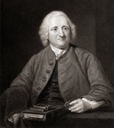 John Dollond (1706-61) de Gallery of Paintings, publicado en 1833 de English School
