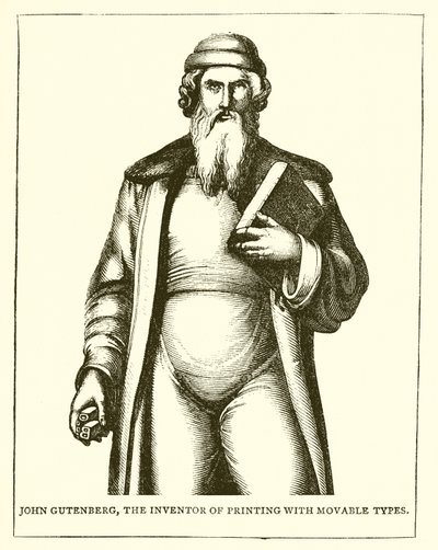 Johannes Gutenberg, el inventor de la imprenta con tipos móviles de English School