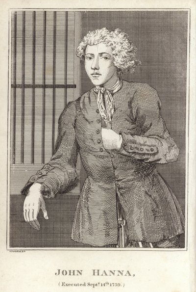 John Hanna, Ejecutado el 14 de septiembre de 1739 de English School
