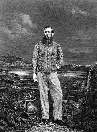 John Hanning Speke, frontispicio de su libro 
