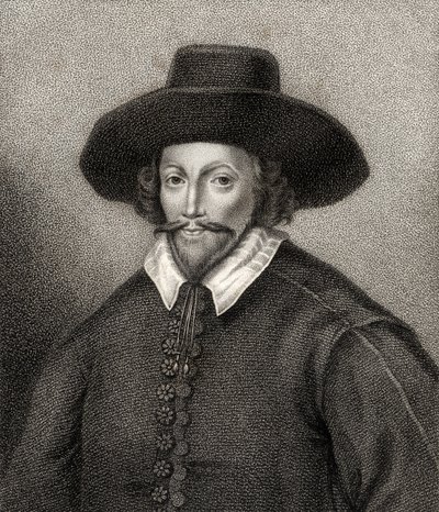 John Holles, grabado por Bocquet, ilustración de 