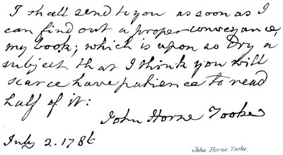 John Horne Tooke de English School