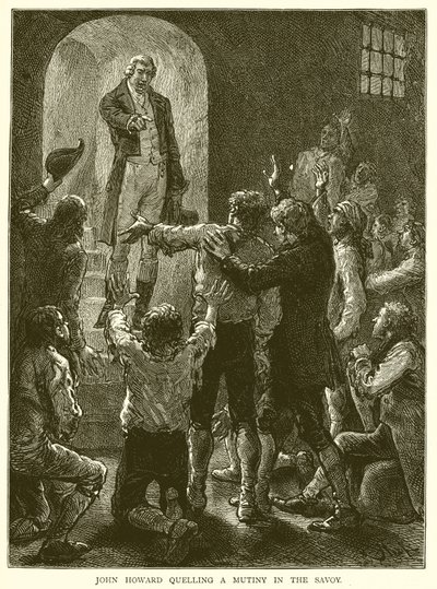 John Howard sofocando un Motín en el Savoy de English School