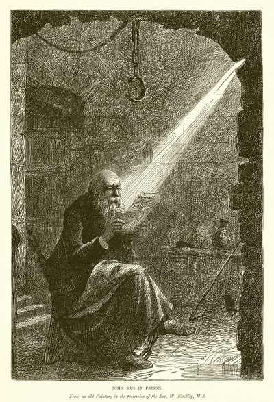 Juan Hus en prisión de English School