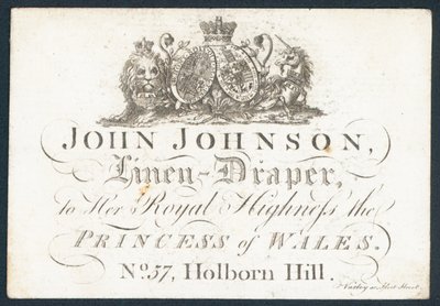 John Johnson, vendedor de lino de English School