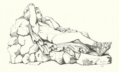 John Keats Ilustración para Endymion (grabado) de English School