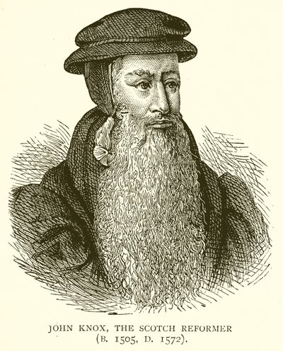 John Knox, el reformador escocés (N. 1505, M. 1572) de English School