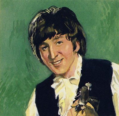 John Lennon de Los Beatles de English School