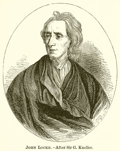 John Locke (después de Sir G. Kneller) de English School